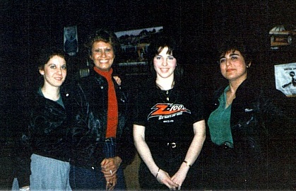 Anita, Linda, and friends, 3/17/84