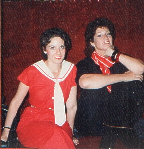 Anita with Lauren Apryll, 1984
