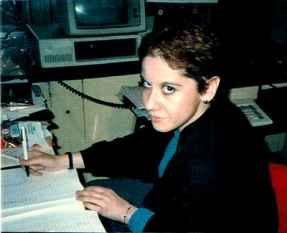 Anita at WNEW-AM, 12/87