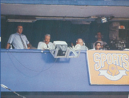 The Channel 9 Broadcast Booth at Shea, 1991
