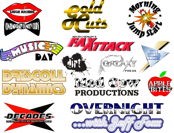 Colour logos designed by Anita Bonita